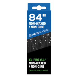 Blue Sports Laces Black Cloth 84"