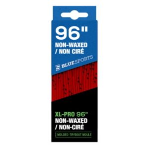 Blue Sports Laces Red Cloth 96"