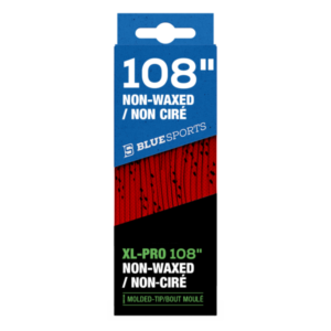 Blue Sports Laces Red Cloth 108"