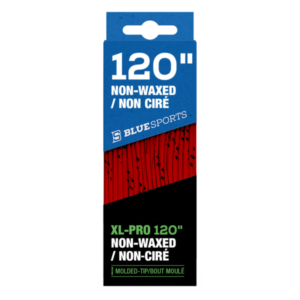 Blue Sports Laces Red Cloth 120"