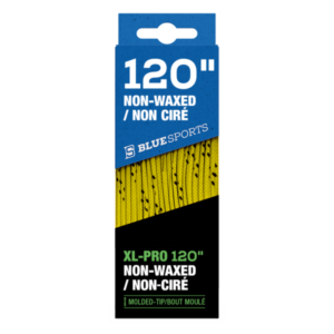 Blue Sports Laces Yellow / Black Cloth 120"