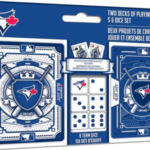 2pk Card & Dice Set Blue Jays