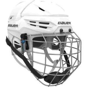 Bauer REAKT 55 Helmet Combo Lg White