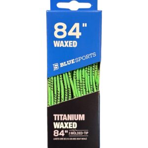 Blue Sport Laces Lime Green 84" Waxed